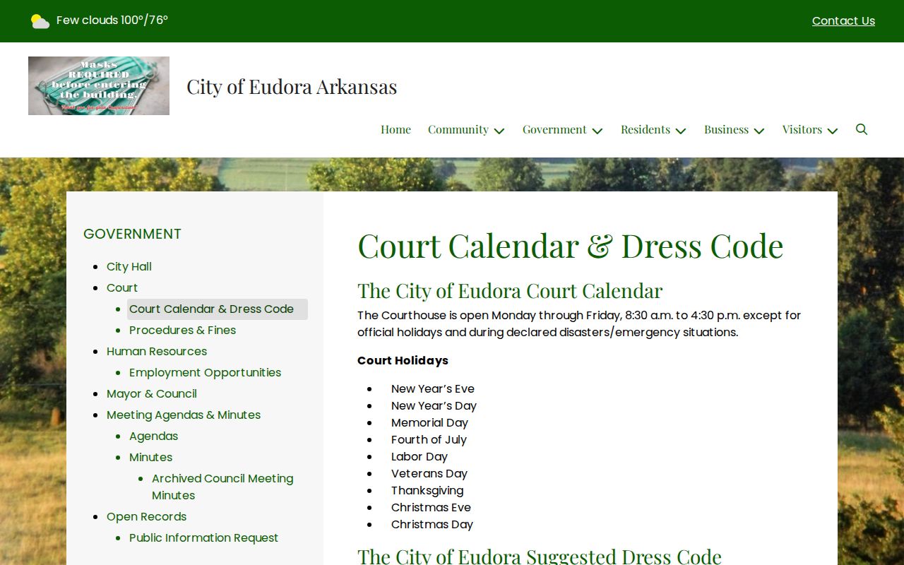 Chicot department schedule illustrating Lake Village court docket calendar differences